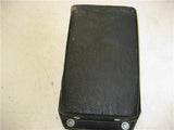 Vintage 1960's Rear Pad Black (Leather LOOK) Rear Passenger CHOPPER Fender Seat used 41418-31 (a30)