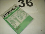 MANUAL 1992-94 Honda CR250R Service Manual p# 61KZ302 Sealed New 42718-36 (man-c)