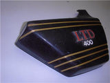 SIDE COVER KZ400 LTD RIGHT SIDE COVER PANEL BLACK W/ GOLD KAWASAKI USED 1979 51316-06 USED (a68)