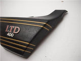 SIDE COVER KZ400 LTD RIGHT SIDE COVER PANEL BLACK W/ GOLD KAWASAKI USED 1979 51316-06 USED (a68)