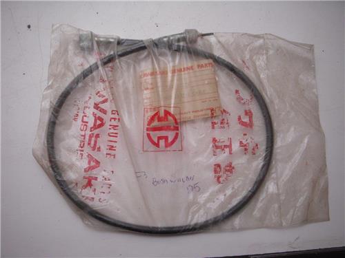 54001-028 1968-70 F3 175 BUSHWHACKER VINTAGE NOS KAWASAKI SPEEDOMETER CABLE (RED718)