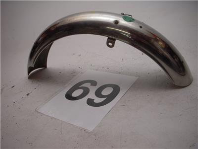 1975 Kawasaki 100 G4 G4E Rear Fender Stainless Mud Guard Enduro USED 112316-69 (a58)