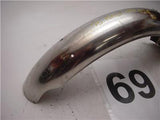 1975 Kawasaki 100 G4 G4E Rear Fender Stainless Mud Guard Enduro USED 112316-69 (a58)