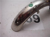 1975 Kawasaki 100 G4 G4E Rear Fender Stainless Mud Guard Enduro USED 112316-69 (a58)