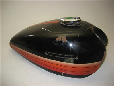 1977-78 Kawasaki KZ900 KZ 900 Gas Fuel Tank with Cap used 91516-29 (DONN b2)