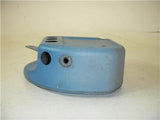 Vintage British Norton Atlas Tool Box Container - Metal - BLUE 120722-09 (M31)