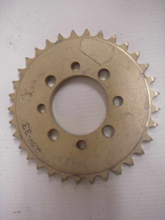 Kawasaki NEW KE100 KH100 KD100 33 Tooth Sprocket 254-33 (checker)