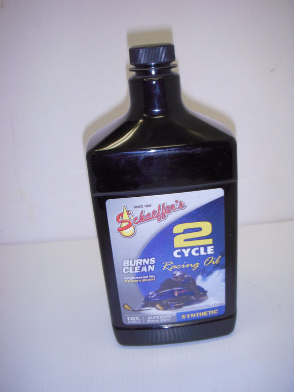 Schaeffer's 2 Cycle Racing Full Synthetic Oil NEW IN STOCK