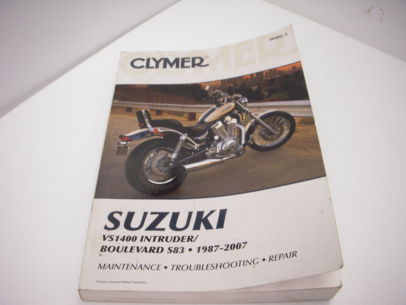 1987-2007 Suzuki VS1400 Intruder Boulevard s83 Clymer Manual used M482-3 (man-a/b)