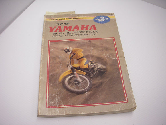 1968-76 Yamaha piston Port 80-175 yz80 gt1 ct1 at1 Clymer Manual used M410 (man-a/b)