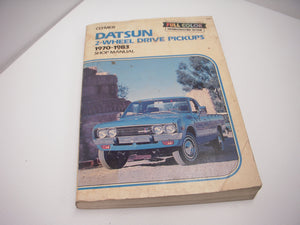 1970-83 Datsun Pickups 2 Wheel Drive Clymer USED Manual a148 (man-f)