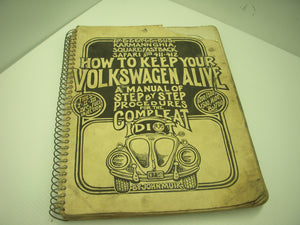 Vintage 1970's How To Keep Your Volkswagen Alive Book Manual used (man-f)