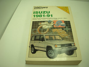 BOOKS: 1981-91 Isuzu Chilton Manual 8219 used (man-f)