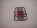 Honda 90 CT90 Front Fork Emblem used (red-101)