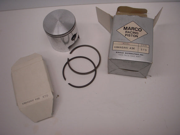 Marco Racing Kawasaki 436 standard Piston Kit with Rings
