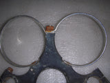 FORK 1969-72 CB750 K0 SANDCAST UPPER TRIPLE TREE W/ GAUGE RINGS ORIGINAL HONDA USED CB-11