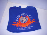 CLOTHING 2X-Large Blue T-Shirt Sturgis Rally Hog Heaven Campground Staff 2005