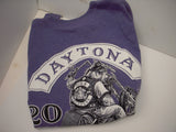 Large Purple T-Shirt NEW Daytona Beach Bike Week bold Pork Choppers