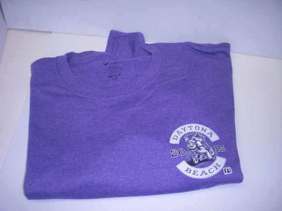 Large Purple T-Shirt NEW Daytona Beach Bike Week Pork Choppers