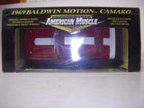 1969 Baldwin Motion Chevy Camaro NEW BLACK Hobby Edition Ertl American Muscle Diecast 1:18 scale (N-TOP)
