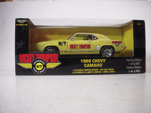 1969 Chevy Camaro Mickey Thompson Hobby Edition NEW Ertl American Muscle Diecast 1:18 scale (TS-WIRE-B2)