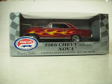 1966 Chevy Nova ProStock w/ Flames Limited Edition NEW Ertl American Muscle Diecast 1:18 scale (TS-WIRE-B2)