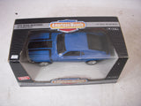 1970 Ford Boss 302 Mustang NEW w/ Shaker Hood Blue Ertl American Muscle Diecast 1:18 scale (N-TOP)