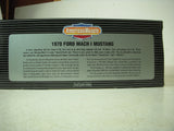 1970 Ford Mustang Mach 1 428 NEW Black white Ertl American Muscle Diecast 1:18 scale (N-TOP)