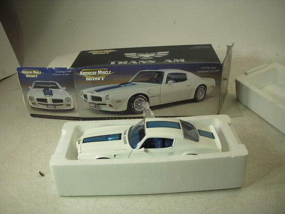 1972 Pontiac Trans Am 1of7499 Mint Serialized ERTL American Muscle Diecast 1:18 scale (TS-WIRE-B2)