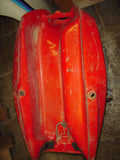 BMW R65 R80 RED DENTED Fuel Gas Tank USED