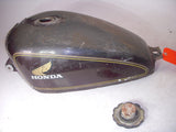 1979 CX500 CUSTOM HONDA USED FUEL GAS TANK SWT-001