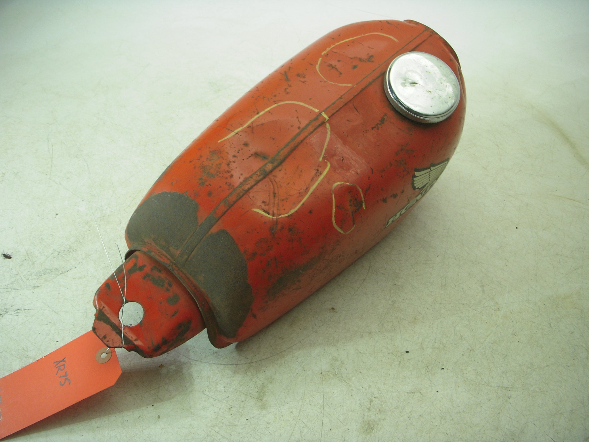 1977-78 XR75 75 HONDA USED FUEL GAS TANK SWT-023 – Sport Wheels