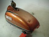 1972-73 DT2 DT3 YAMAHA USED FUEL GAS TANK RUSTY SWT-026