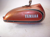 1972-73 DT2 DT3 YAMAHA USED FUEL GAS TANK RUSTY SWT-026