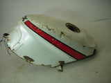 GAS TANK 1997-09 EX500 500 NINJA KAWASAKI FUEL GAS TANK USED ROUGH WHITE SWT-041