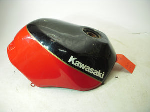 GAS TANK 1989 ZX1000B 1000 NINJA KAWASAKI FUEL GAS TANK USED RED BLACK SWT-043