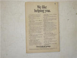 1975 FARMERS ALMANAC Through First Federal Bank MPLS Used Vintage 121521-27 BOOK MANUAL (check E)