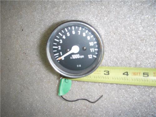 GAUGE 1970'S MODELS CHOPPERS CUSTOM MOTORCYCLE used TACHOMETER SMALL F0225 (A8-Star)