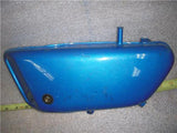 SIDE COVER 1973 RD250 YAMAHA used OIL TANK STOCK BLUE F0231 (A8-Star)