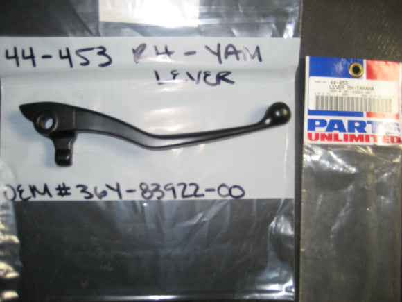 89-90 yx600, 85 fj1100, 92 fj1200, 87 fzx700, YAMAHA BRAKE LEVER NEW 44-453