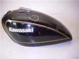 1981-83 KZ440 LTD 440 KAWASAKI FUEL GAS TANK BLACK GOLD USED T-527 (DONN B1 BOX)