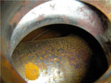 1981-83 KZ440 LTD 440 KAWASAKI FUEL GAS TANK BLACK GOLD USED T-527 (DONN B1 BOX)