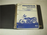 1983 Honda 650 CX650 Turbo Shop Service Manual Binder used 61ME700 (man-a/b)