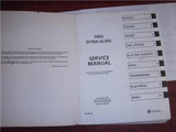 1993 DYNA GLIDE HARLEY DAVIDSON USED SERVICE MANUAL BOOK 99481-93 (man-a/b)