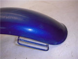 1998 Honda VT600C VLX Shadow Blue Metal Front Fender Used FF-443 (C32)