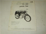 Wards Riverside motorcycle FFA-14019 FFA-14016 Parts List Catalog Parts used MANUAL BOOK (man-a/b)