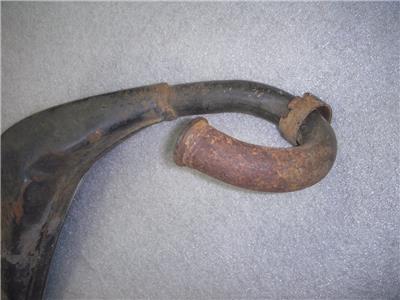 1970's Yamaha JT1 60 mini enduro Exhaust with Heatshield used F0-362 (A2)