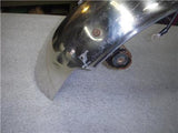 Early Kawasaki 500 Triple KH500 Rear Fender w/ Mounting Brackets & Tailite used F0-382 (A32)