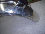 Early Kawasaki 500 Triple KH500 Rear Fender w/ Mounting Brackets & Tailite used F0-382 (A32)