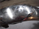 Early Kawasaki 500 Triple KH500 Rear Fender w/ Mounting Brackets & Tailite used F0-382 (A32)